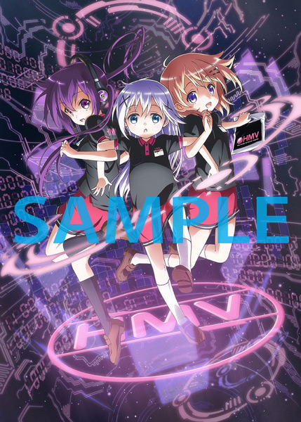 アニメ描き下ろしイラスト・B2クリアポスター